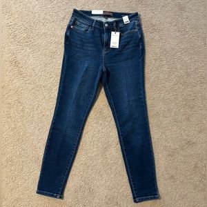 Judy Blue High Rise Dark Wash Skinny Jean